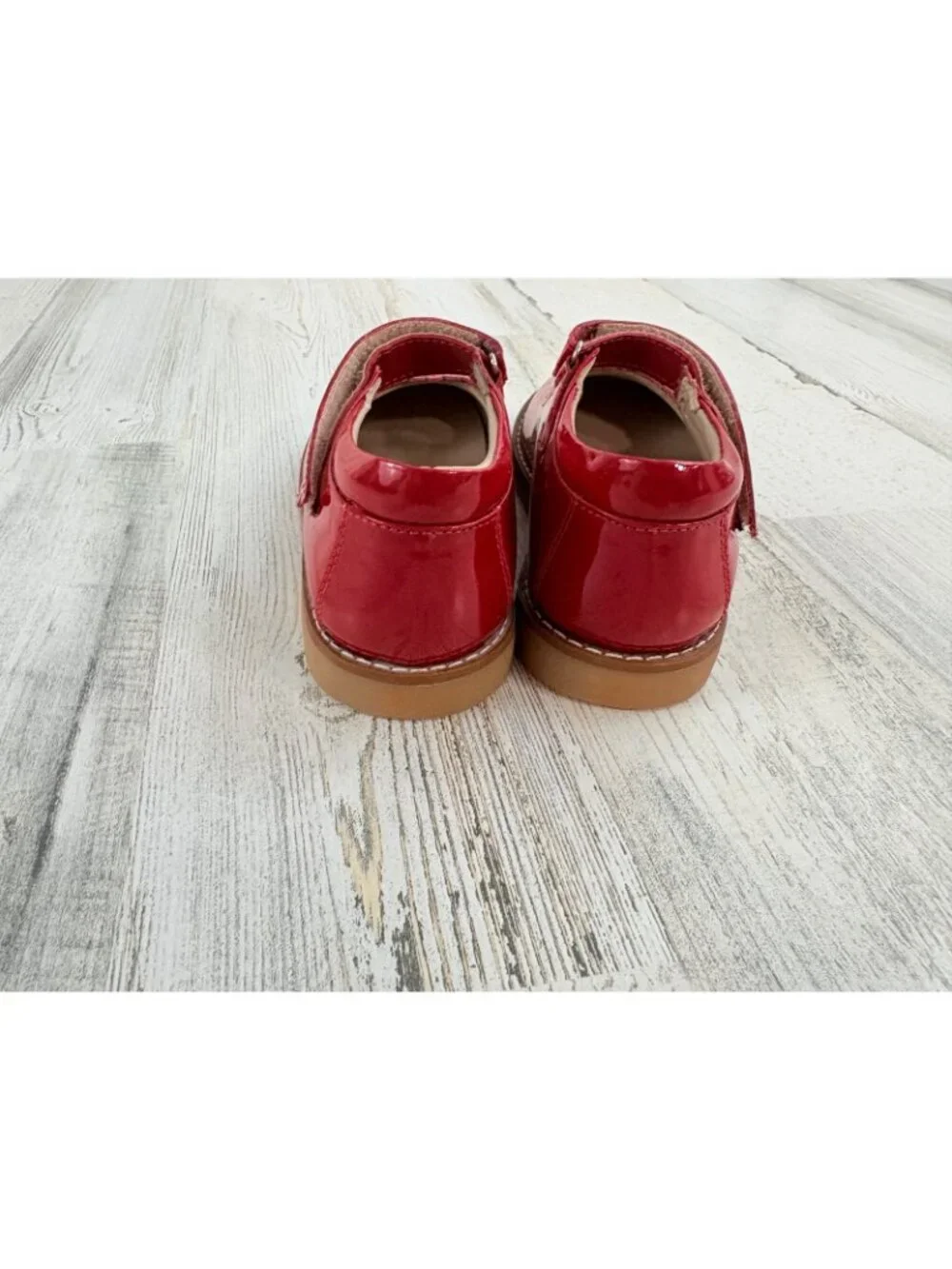 Elephantito Red Patent Mary Jane Shoes Girls Sz 26 10 NEW